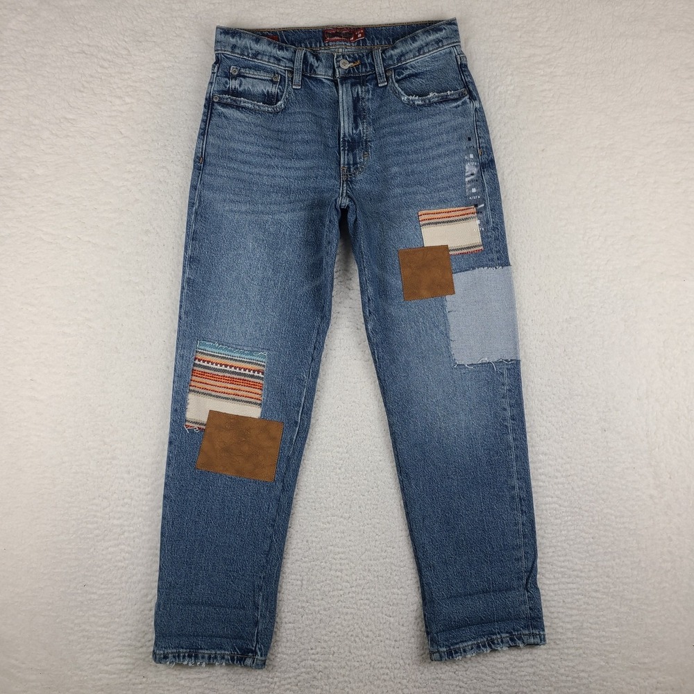 Lucky Legend Jeans Womens‎ 4/27 Boy Mid Rise Relaxed Straight Lucky Brand Denim